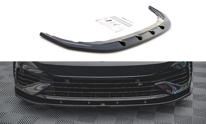 Front Ansatz V.1 für Volkswagen Golf R Mk8 schwarz matt