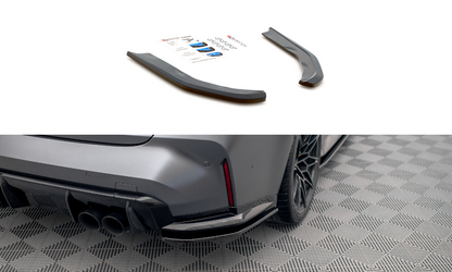 Heck Ansatz Flaps Diffusor V.1 für BMW M3 G80 schwarz matt