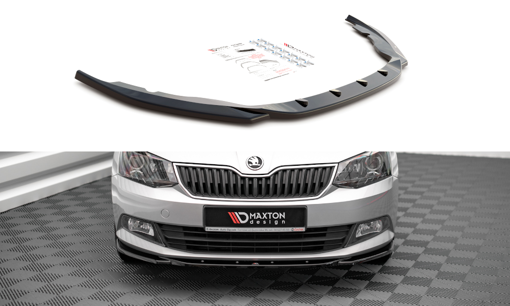 Front Ansatz V.2 für Skoda Fabia Mk3 Carbon Look