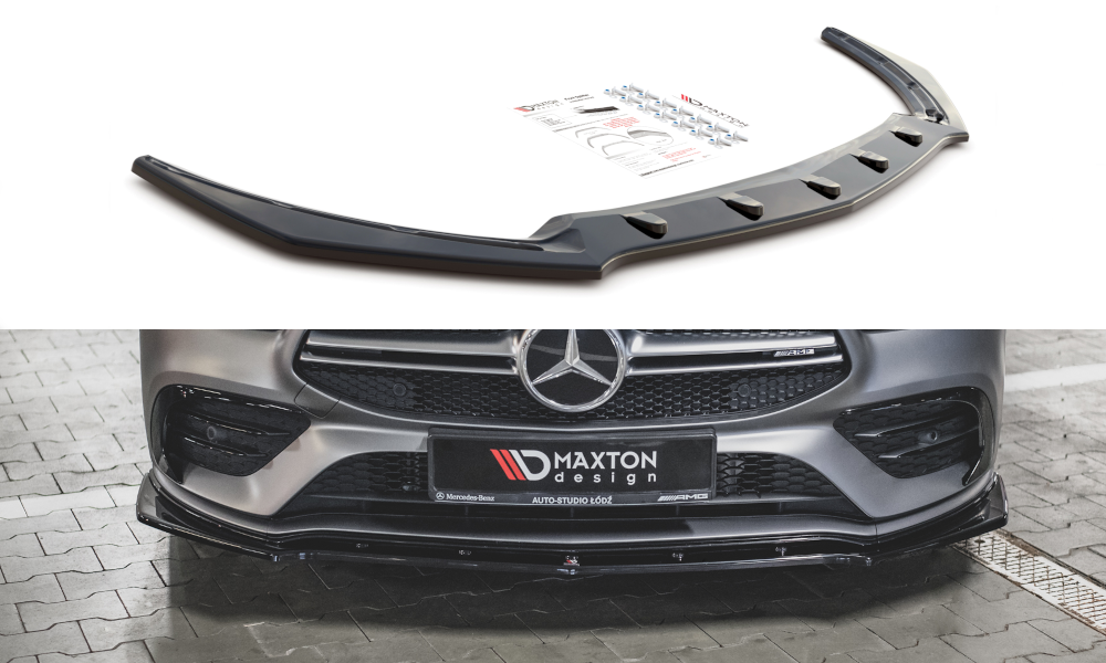 Front Ansatz V.2 für Mercedes-AMG CLA 35 Aero C118 schwarz matt