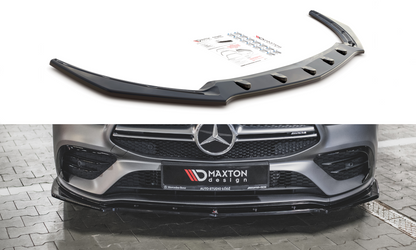 Front Ansatz V.2 für Mercedes-AMG CLA 35 Aero C118 schwarz Hochglanz