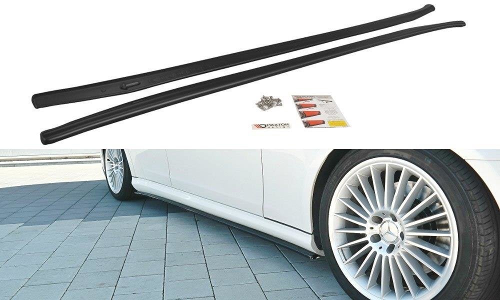 Seitenschweller Ansatz für Mercedes CLS C219 55AMG Carbon Look
