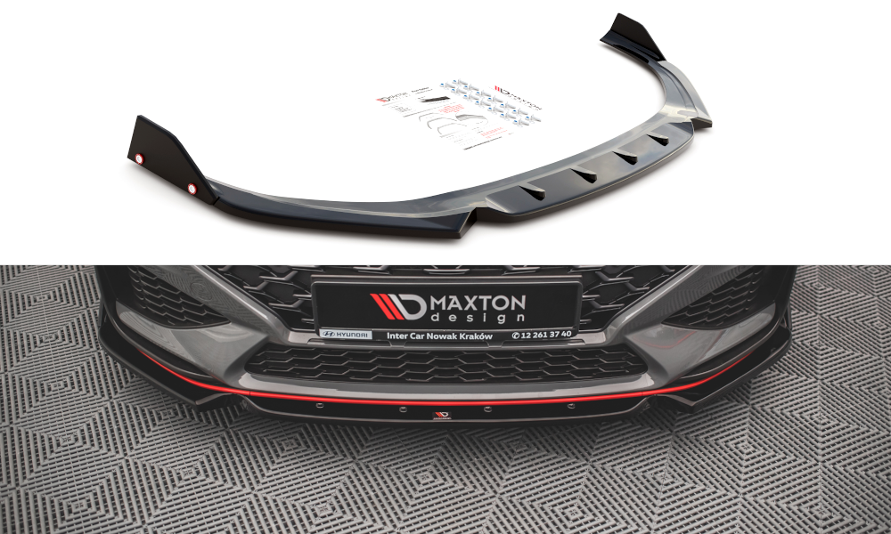 Front Ansatz +Flaps für V.1 Hyundai I30 N Hatchback/Fastback Mk3 Facelift