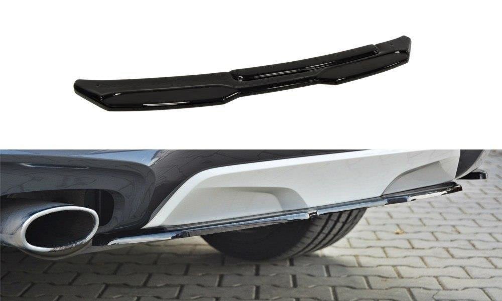 Mittlerer Diffusor Heck Ansatz für BMW X4 M Paket  Carbon Look