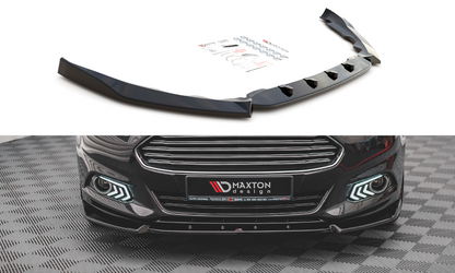 Front Ansatz für Ford Mondeo Mk5 schwarz Hochglanz
