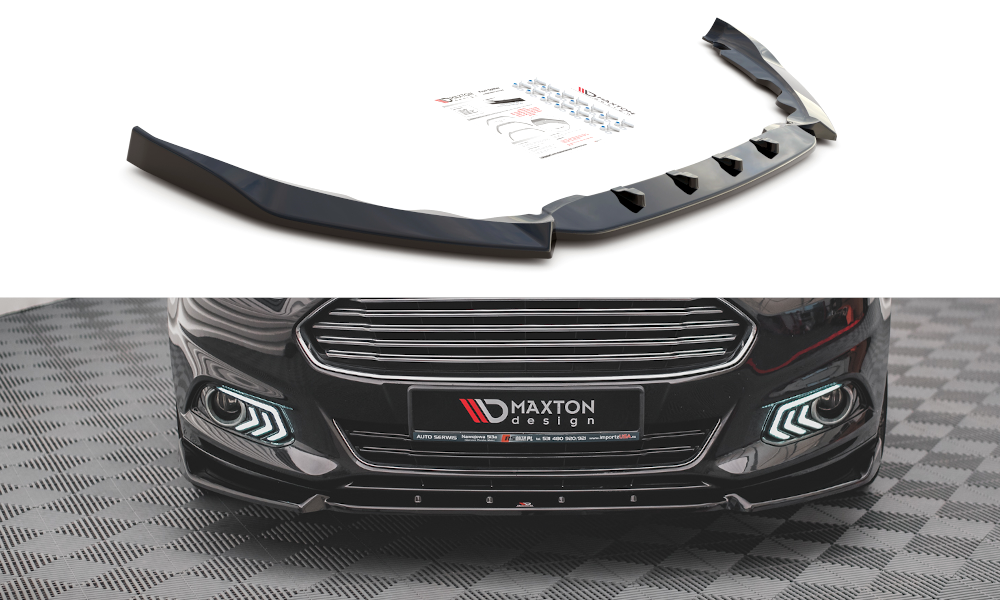 Front Ansatz für Ford Mondeo Mk5 schwarz matt