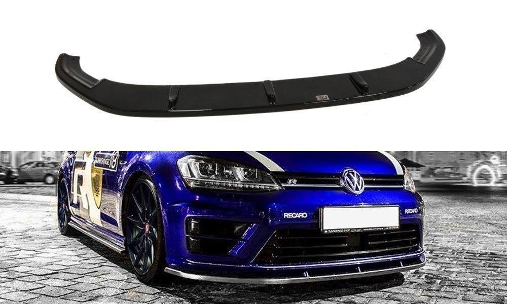 Front Ansatz V.1 für VW Golf 7 R / R-Line  schwarz matt