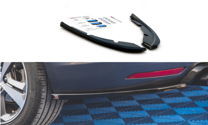 Heck Ansatz Flaps Diffusor V.2 für Peugeot 308 SW Mk2 Facelift Carbon Look