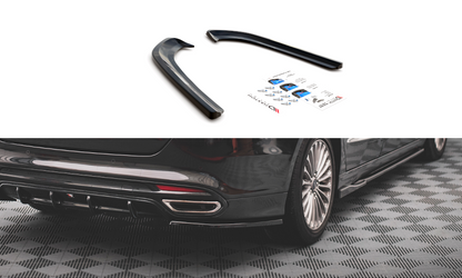 Heck Ansatz Flaps Diffusor für Ford Mondeo Mk5 Carbon Look