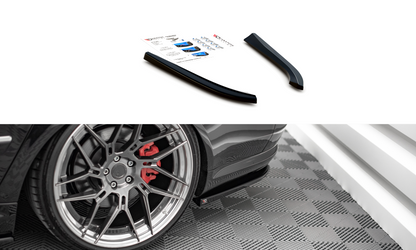 Heck Ansatz Flaps Diffusor für Audi S8 D3 Carbon Look