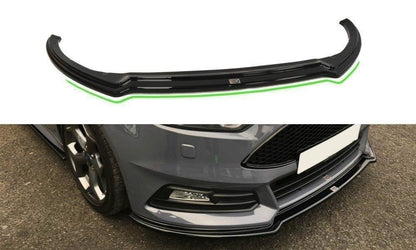 Front Ansatz V.3 für Ford Focus ST Mk3 FL schwarz Hochglanz