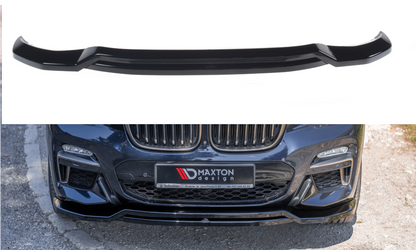 Front Ansatz für  BMW X4 M-Paket G02 schwarz Hochglanz