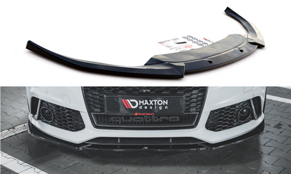 Front Ansatz V.4 für Audi RS6 C7 schwarz matt
