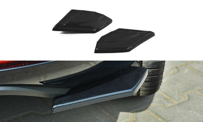 Heck Ansatz Flaps Diffusor für SEAT LEON III CUPRA / FR Carbon Look