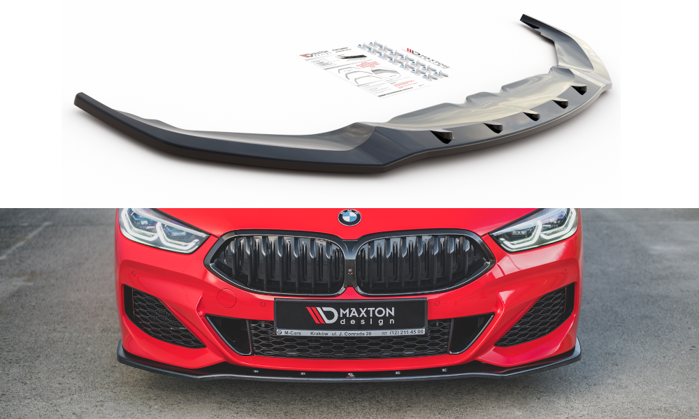 Front Ansatz V.1 für BMW 8 Coupe G15 / 8 Gran Coupe M Paket G16 schwarz matt