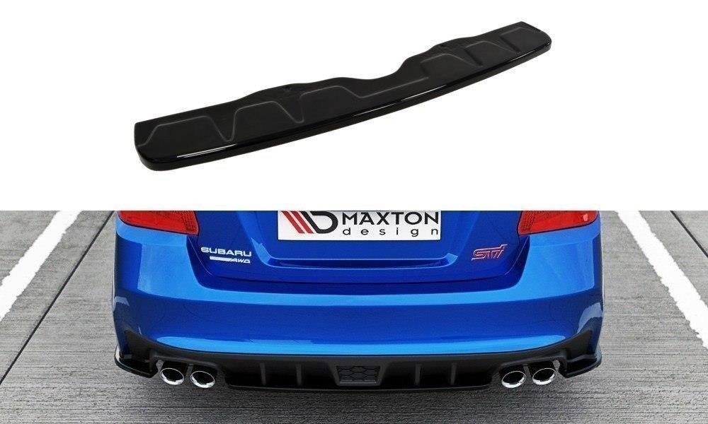 Mittlerer Diffusor Heck Ansatz für SUBARU WRX STI Carbon Look