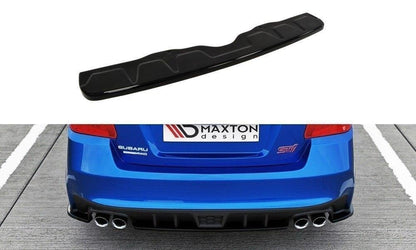 Mittlerer Diffusor Heck Ansatz für SUBARU WRX STI schwarz matt