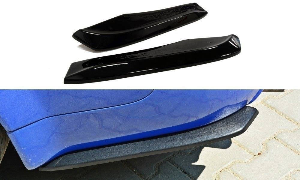 Heck Ansatz Flaps Diffusor für AUDI RS6 C5 AVANT Carbon Look