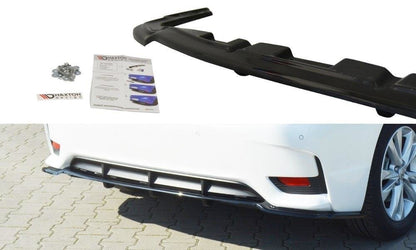 Mittlerer Diffusor Heck Ansatz für Lexus CT Mk1 Facelift DTM LOOK Carbon Look