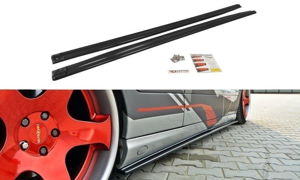 Seitenschweller Ansatz für MERCEDES CL-KLASSE C215 Carbon Look