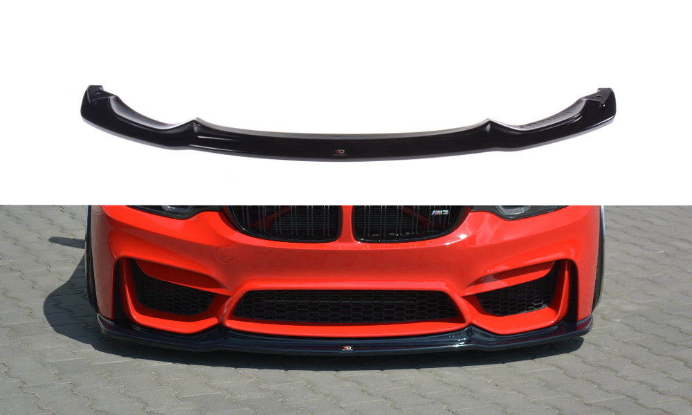 Front Ansatz V.1 für BMW M3 F80  schwarz Hochglanz