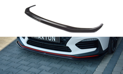 Front Splitter V.2 Hyundai I30 N Mk3 Hatchback / Fastback Carbon Look