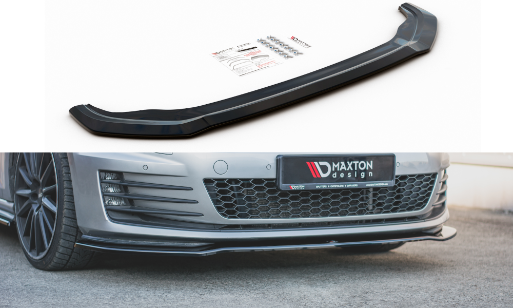 Front Ansatz V.2 für VW Golf 7 GTI  schwarz matt