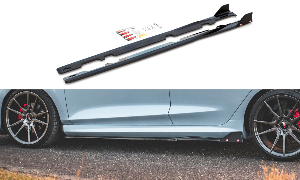 Seitenschweller Ansatz für + Flaps V.2 für Ford Fiesta ST / ST-Line