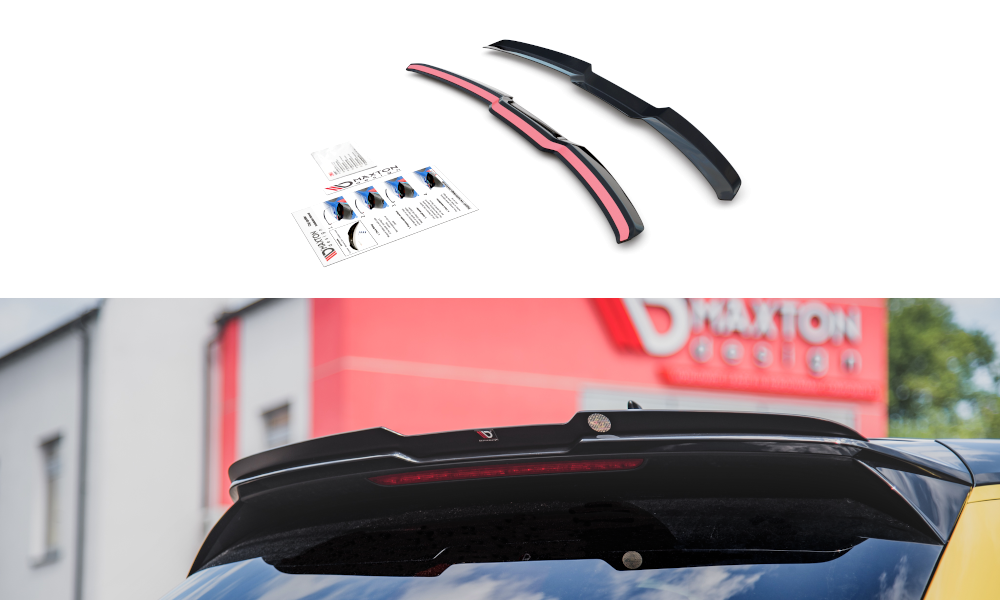 Spoiler CAP für Audi A1 S-Line GB schwarz Hochglanz