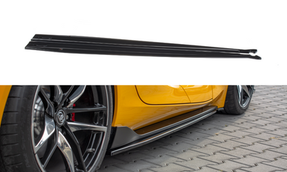 Seitenschweller Ansatz für V.1 für Toyota Supra Mk5 Carbon Look