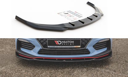 Front Ansatz V.4 für Hyundai I30 N Mk3 Hatchback/ Fastback Carbon Look