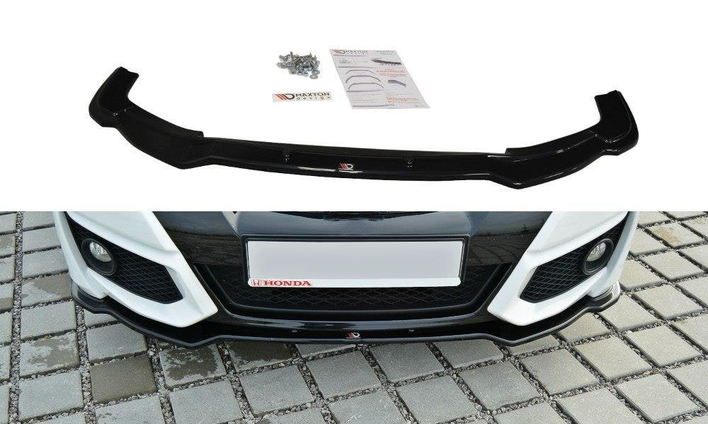 Front Ansatz für Honda Civic Mk9 Facelift schwarz matt