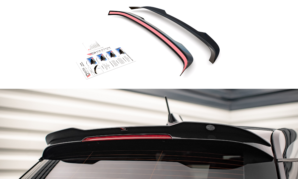 Spoiler CAP für BMW i3 Mk1 Facelift schwarz Hochglanz