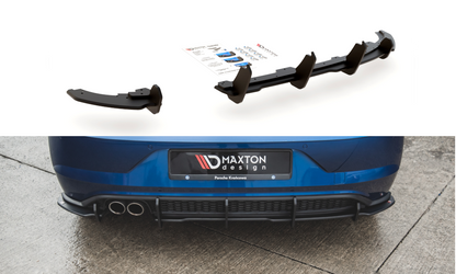 Robuste Racing Diffusor Heck Ansatz für Volkswagen Polo GTI Mk6