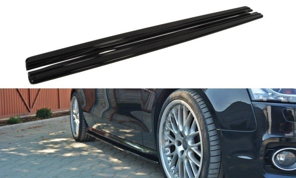 Seitenschweller Ansatz für Audi S5 / A5 / A5 S-Line 8T / 8T FL Carbon Look