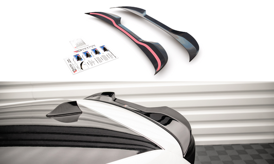 Spoiler CAP für Volkswagen Up GTI schwarz Hochglanz
