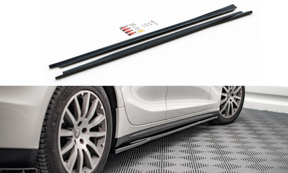 Seitenschweller Ansatz für Maserati Ghibli Mk3 schwarz matt