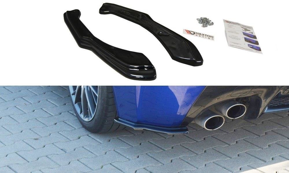 Heck Ansatz Flaps Diffusor für Lexus RC F Carbon Look