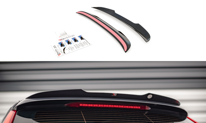 Spoiler CAP für Volvo V90 Mk2 schwarz matt