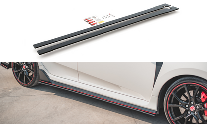 Robuste Racing Seitenschweller Ansatz für für V.2 Honda Civic X Type-R