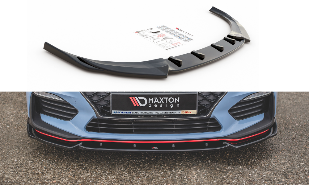 Front Ansatz V.5 für Hyundai I30 N Mk3 Hatchback/ Fastback schwarz matt