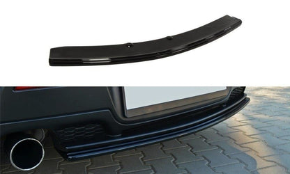 Mittlerer Diffusor Heck Ansatz für MAZDA 3 MPS MK1 PREFACE  schwarz matt