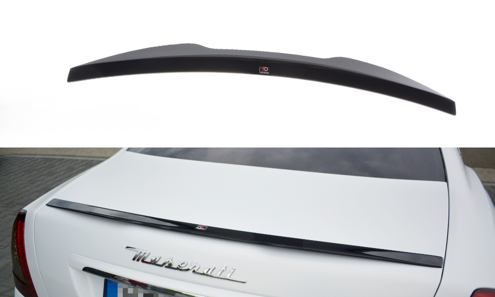 Spoiler CAP für MASERATI QUATTROPORTE MK5 FACELIFT schwarz matt