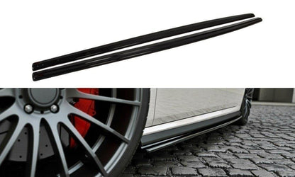 Seitenschweller Ansatz für VW POLO MK5 GTI Facelift Carbon Look