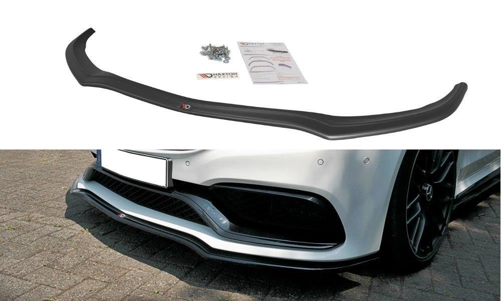 Front Ansatz V.1 für Mercedes C-Klasse C205 63 AMG Coupe schwarz matt
