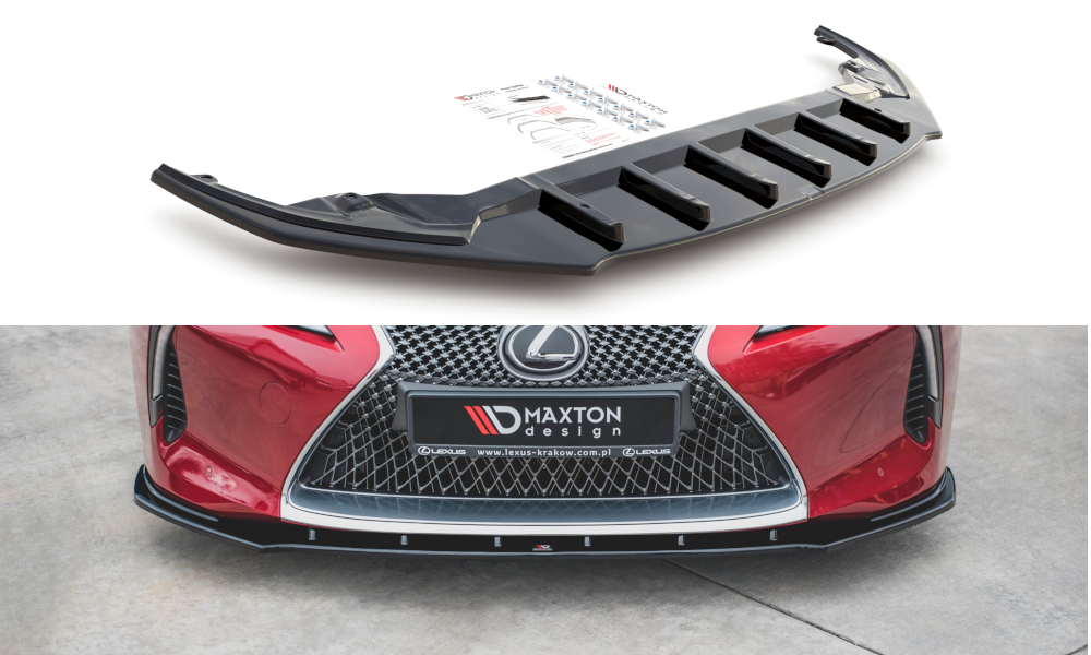 Front Ansatz V.1 für Lexus LC 500 schwarz matt