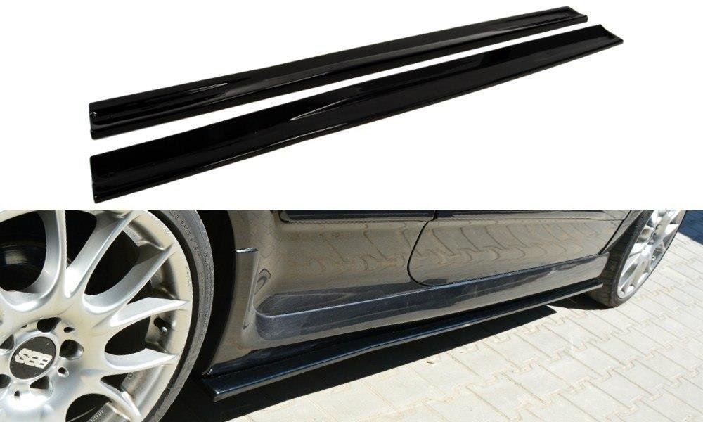 Seitenschweller Ansatz für OPEL ASTRA H (FOR OPC / VXR) schwarz matt