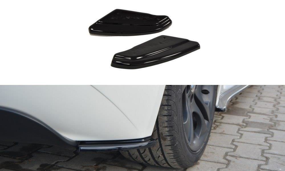 Heck Ansatz Flaps Diffusor für BMW Z4 E85 / E86 vor Facelift schwarz matt