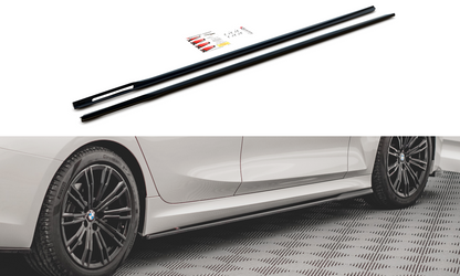 Seitenschweller Ansatz für V.2 für BMW 3er G20 / G21 M-Paket schwarz matt
