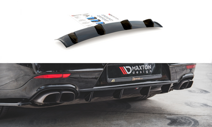 Diffusor Heck Ansatz für Porsche Panamera Turbo 970 Facelift Carbon Look